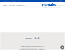 Tablet Screenshot of nemako.de
